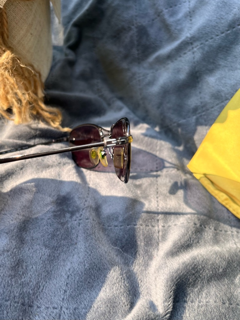 Vintage Gucci GG 1618/S Metal Aviator Sunglasses + Case & Cloth ~ COA - Picture 5 of 8